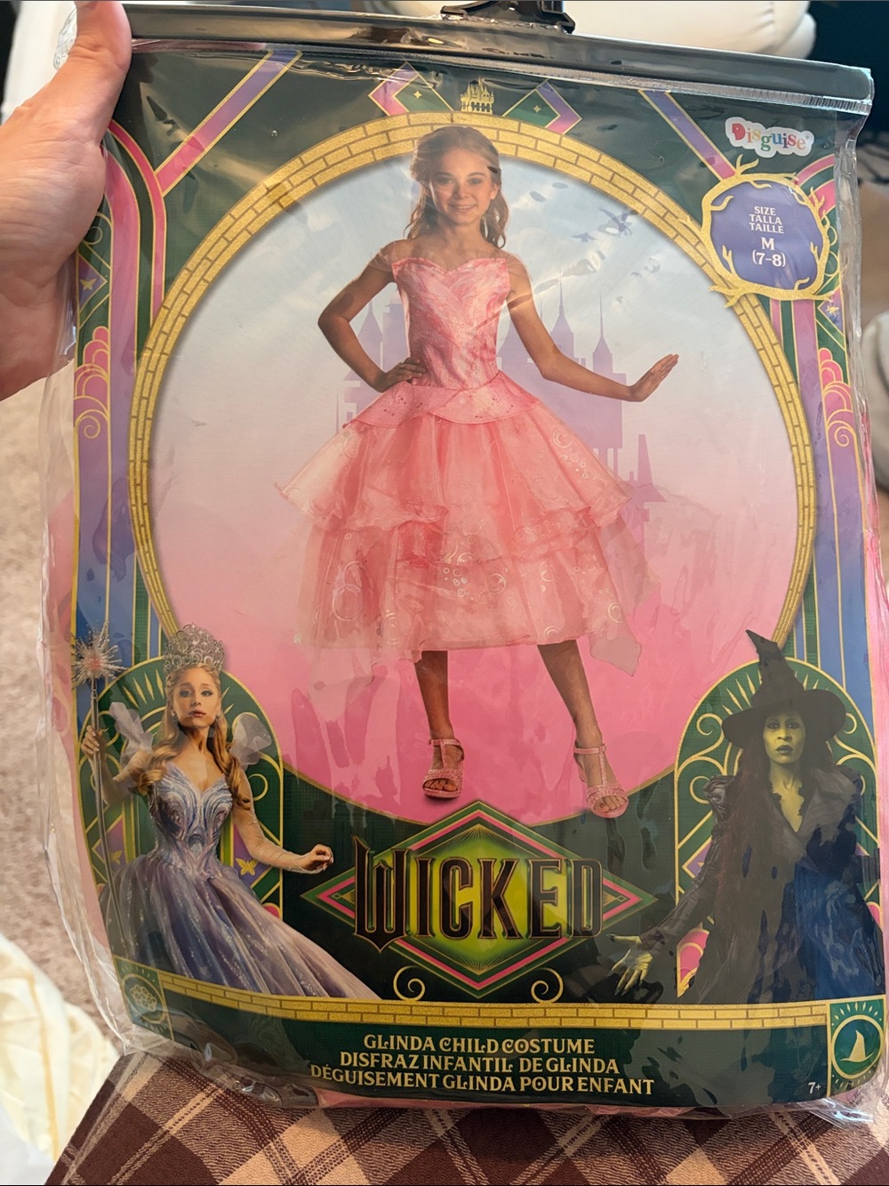 Pink Glinda Child Princess Costume size 7-8